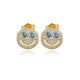 Smiling in the Club: Why the Fully Iced Smile Face Studs are 2026’s Essential Streetwear Accent