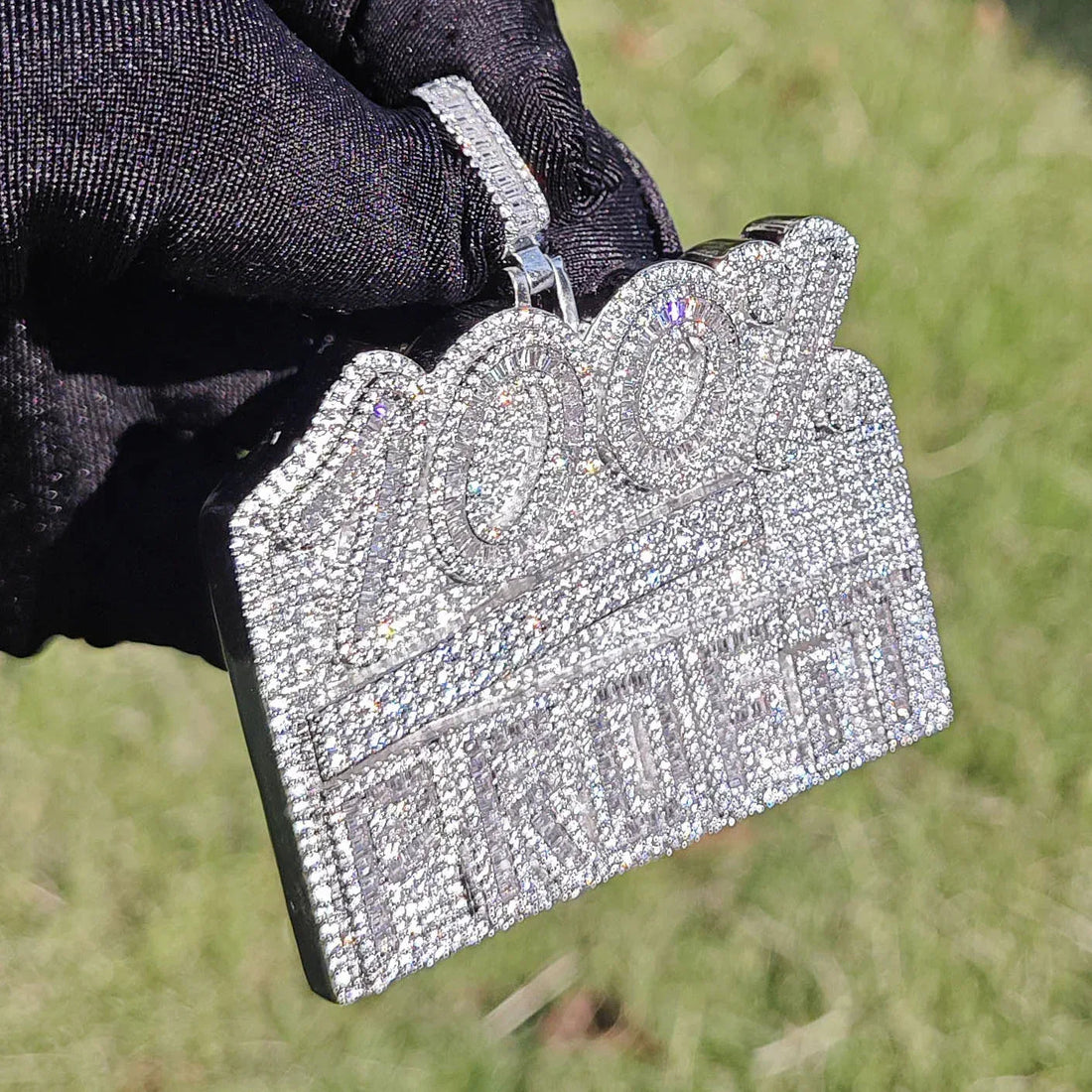 Keep It Real: Why the Iced Out 100% Pendant is 2026’s Ultimate Statement of Hustle