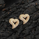 Love & Steel: Why the Hollow Heart Zircon Earrings are the 2026 Unisex Essential