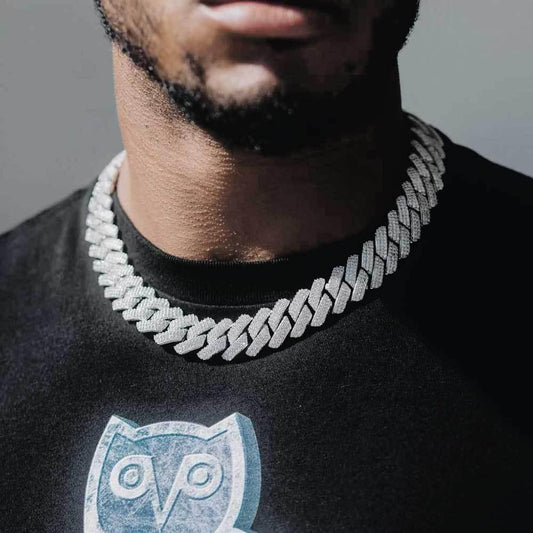 The Ice Wall Matrix: Why the Custom 18mm Three-Row Zircon Cuban Chain Rules 2026’s Street Hierarchy