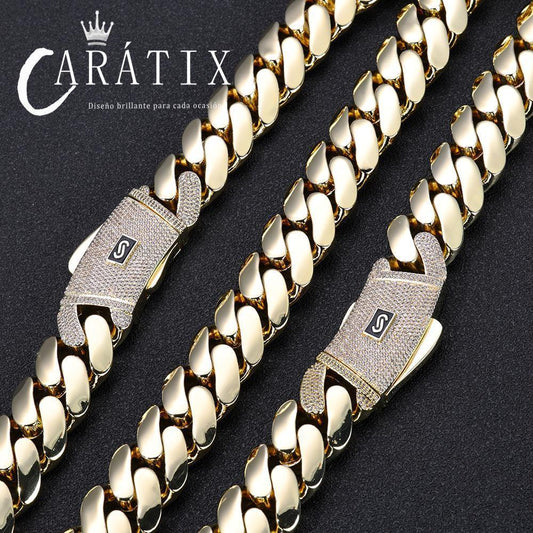 The Crowd-Pleaser: Why the CARÁTIX 20mm Zircon Iced Out Brass Cuban Link is 2026’s Ultimate High-Volume Flex