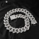 40mm Baguette Cuban Chain Necklace | CZ Iced Out Hip-Hop Jewelry for Men – CARÁTIX - CaratixJewelry