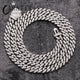 Caratix 6mm Iced Out Cuban Curb Miami Link Chain Necklace for Men