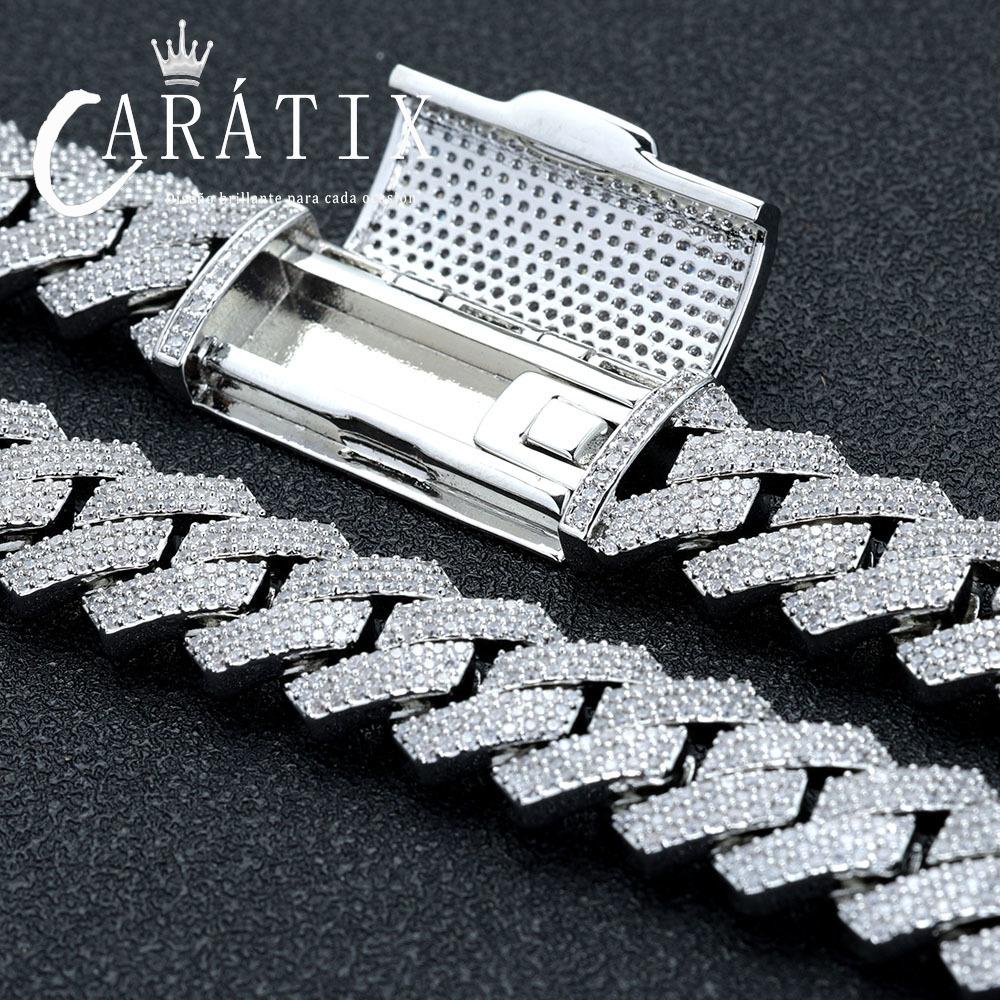 CARÁTIX – 16mm Chunky Cuban Link Chain Necklace | Hip Hop Rock Jewelry for Men & Women