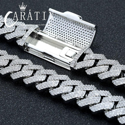 CARÁTIX – 16mm Chunky Cuban Link Chain Necklace | Hip Hop Rock Jewelry for Men & Women