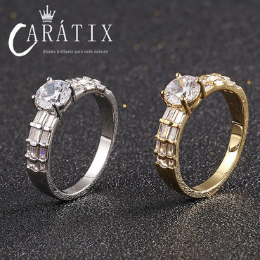 CARÁTIX Full Zircon Hip Hop Ring | Fashion Trend Unisex High Quality Jewelry