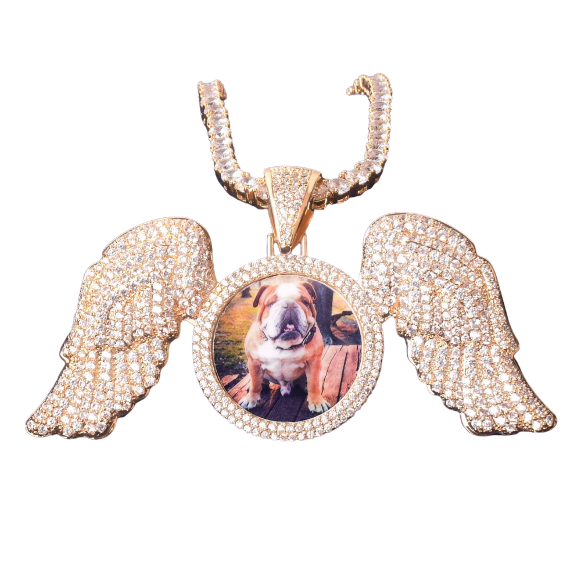 Special Wings Tennis Custom Photo Picture Pendant Necklace