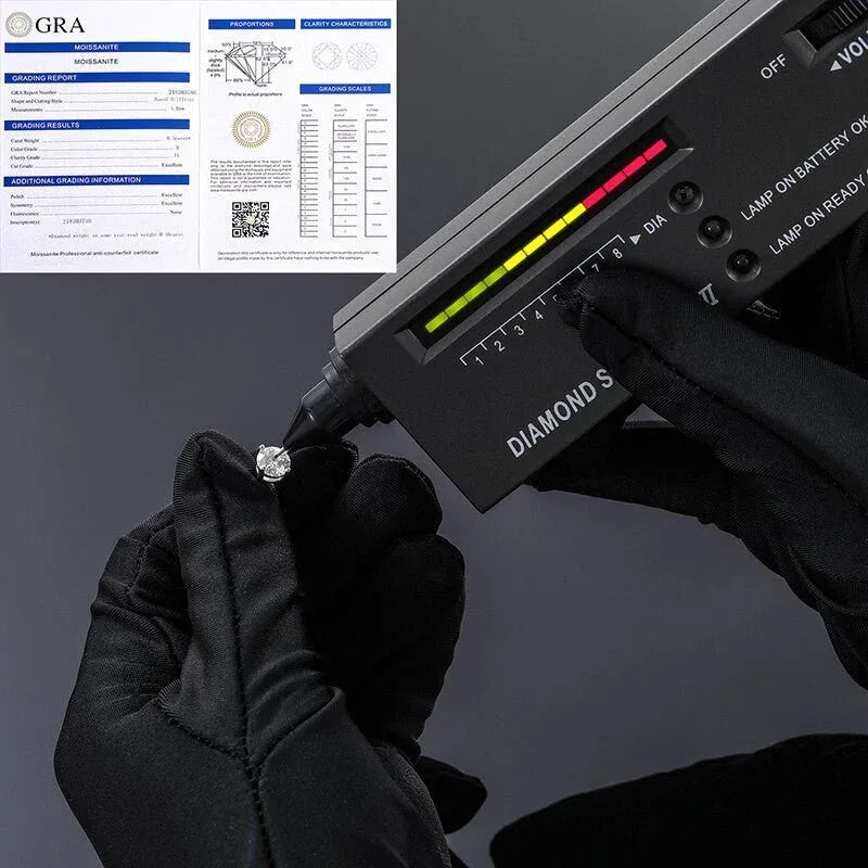 10mm Sterling Silver Genuine Lab Hip Hop Bling Earrings - CaratixJewelry