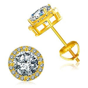 Genuine VVS Lab Diamond Solid Sterling Silver Arrow Cross Flooded Ice Hip Hop Earrings – Iced Out Jewelry