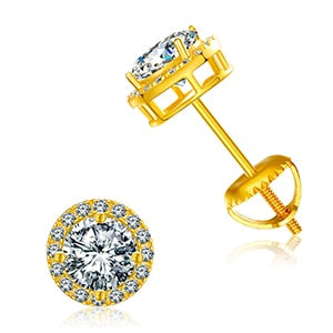 Genuine VVS Lab Diamond Solid Sterling Silver Arrow Cross Flooded Ice Hip Hop Earrings – Iced Out Jewelry