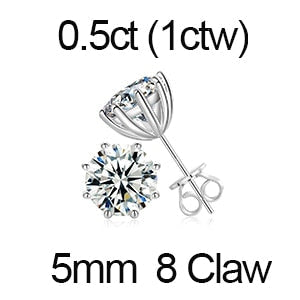 Genuine VVS Lab Diamond Solid Sterling Silver Arrow Cross Flooded Ice Hip Hop Earrings – Iced Out Jewelry