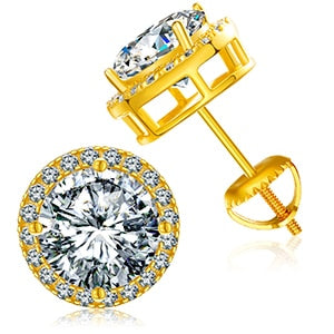 Genuine VVS Lab Diamond Solid Sterling Silver Arrow Cross Flooded Ice Hip Hop Earrings – Iced Out Jewelry