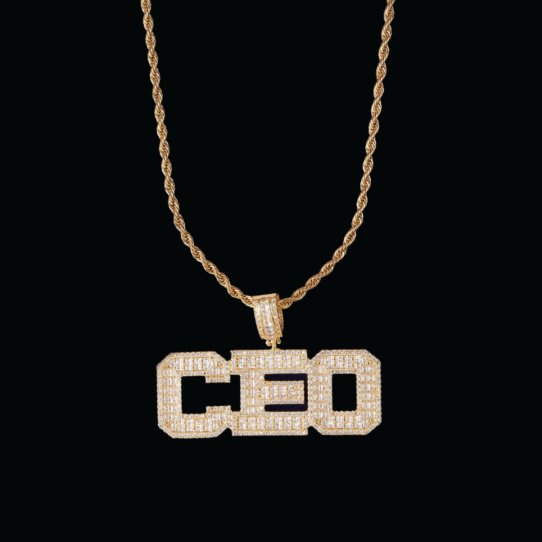 Stylish Iced Out Personalized Custom Name Necklace Pendant - Luxury Custom Jewelry