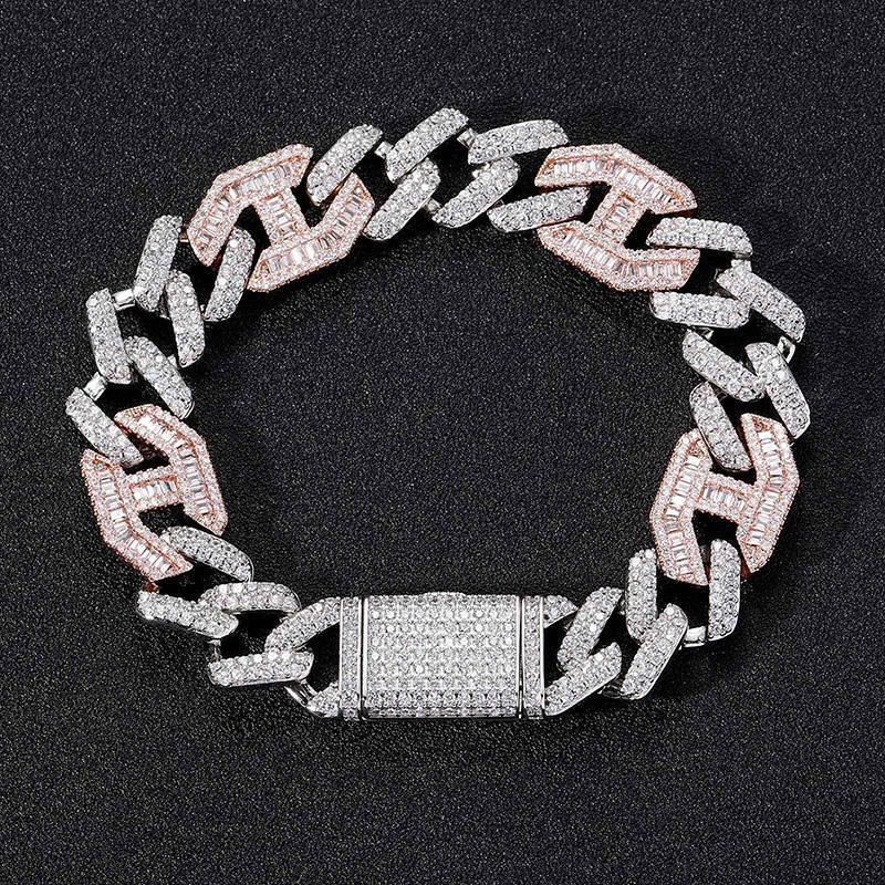 CARÁTIX 15mm Pig Nose Cuban Link Chain Necklace – AAA+ CZ Iced Out Hip Hop Bling Jewelry for Men | Rapper Gift - CaratixJewelry