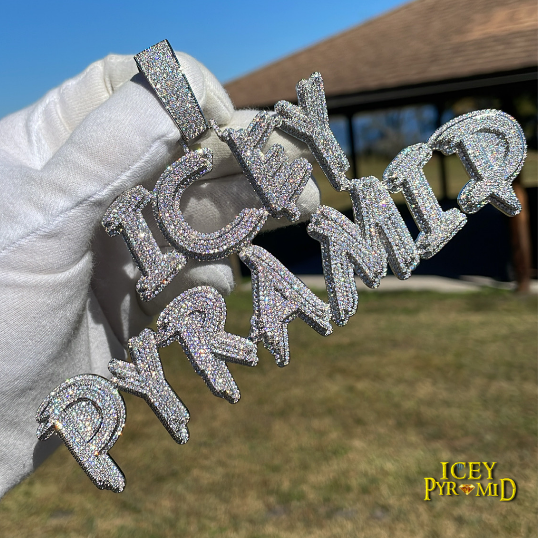 Trend Luxury Design Iced Out Personalized Custom Name Necklace Pendant - Premium Custom Jewelry