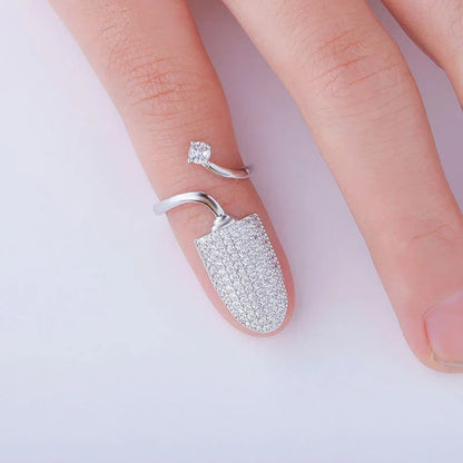 Adjustable Nail Ring for Women | Fingertip Protective Jewelry | Caratix