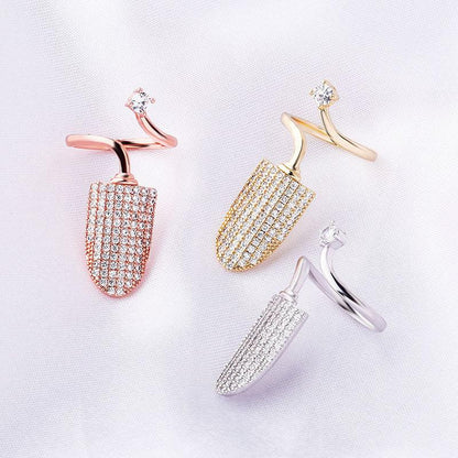 Adjustable Nail Ring for Women | Fingertip Protective Jewelry | Caratix
