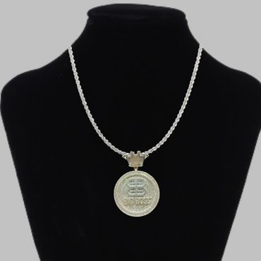 Big Boss Crown Bail Iced Out Letter Diamond Pendant Necklace – Custom Hip Hop Jewelry for Men
