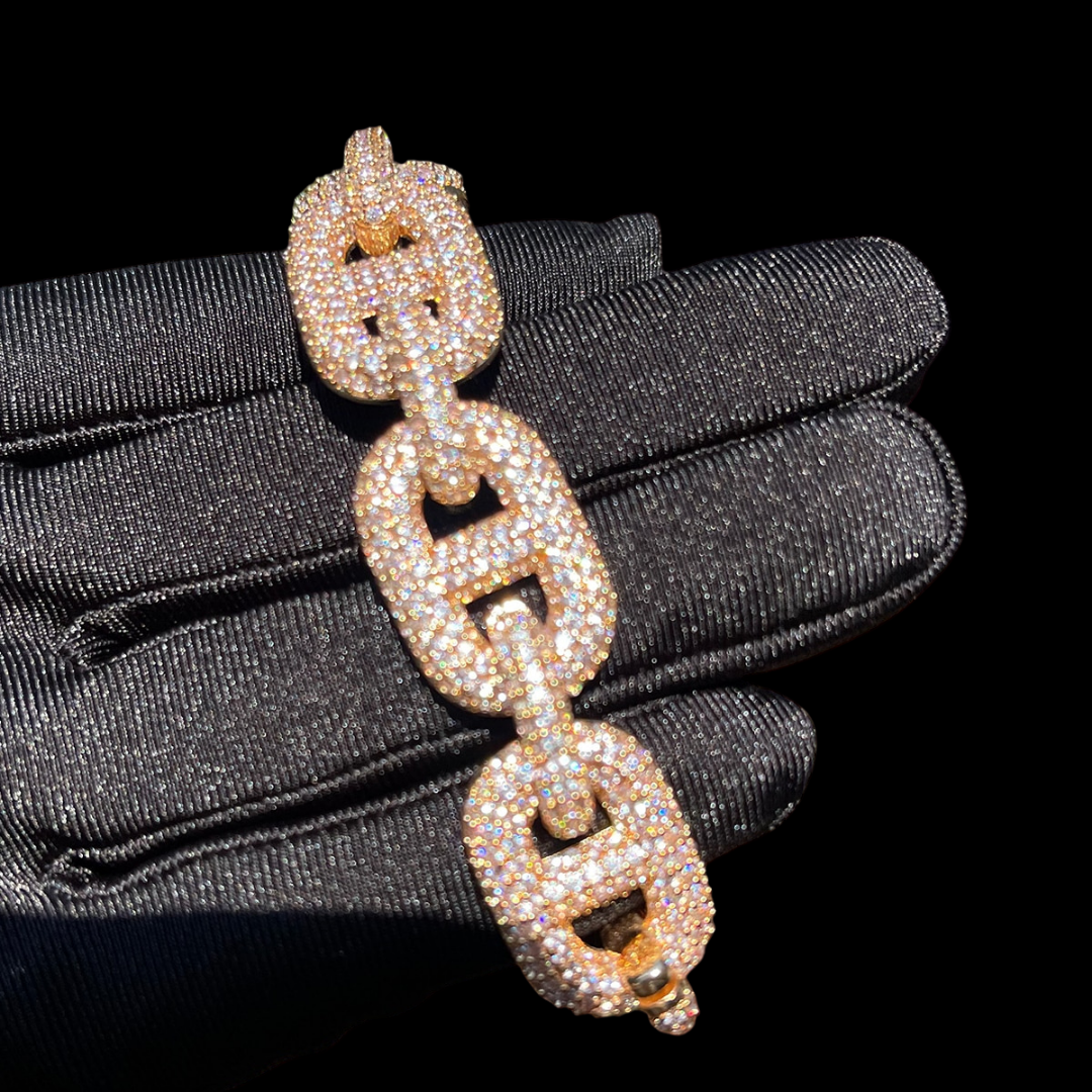 12MM Ultra Luxury Elegant Iced Out Diamond Bracelet – High-End Hip Hop Jewelry for Men & Women