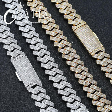 CARÁTIX – 16mm Chunky Cuban Link Chain Necklace | Hip Hop Rock Jewelry for Men & Women