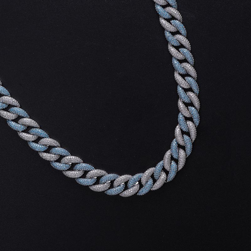 CARÁTIX 15mm Cuban Miami Chain | Micro Paved CZ Iced Out Hip Hop Necklace for Men