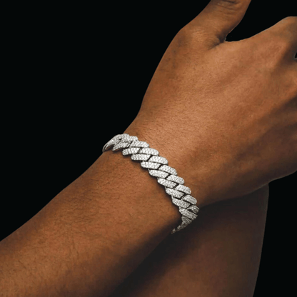 12MM Miami Cuban Link Iced Out Diamond Bracelet – Luxury Hip Hop Jewelry for Men & Women