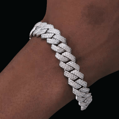 12MM Miami Cuban Link Iced Out Diamond Bracelet – Luxury Hip Hop Jewelry for Men & Women
