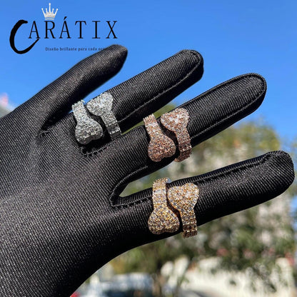 CARÁTIX Open Love Ring | Adjustable Electroplated Hip Hop Fashion Jewelry for Men & Women