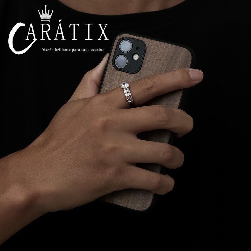CARÁTIX Full Zircon Hip Hop Ring | Fashion Trend Unisex High Quality Jewelry