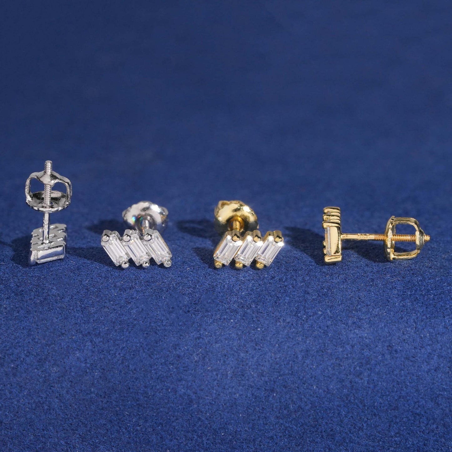 S925 Silver Moissanite Look Creative Earrings for Women - CaratixJewelry