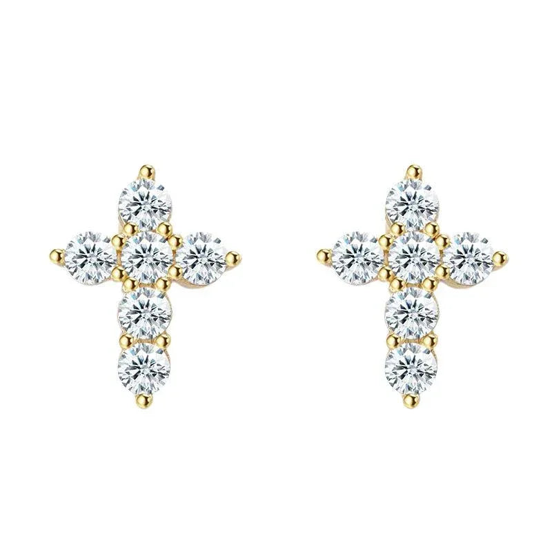 S925 Silver D Color Moissanite Look Earrings for Men and Women - CaratixJewelry