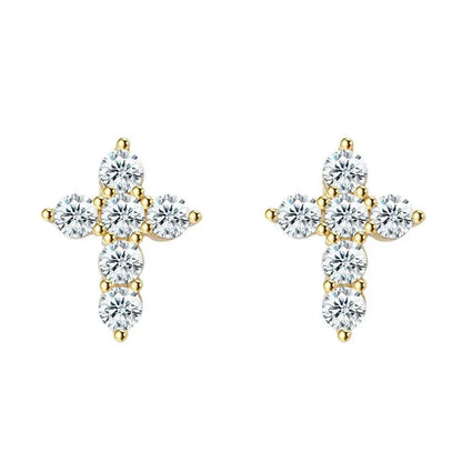 S925 Silver D Color Moissanite Look Earrings for Men and Women - CaratixJewelry