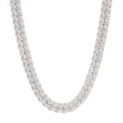 CARÁTIX 8MM Miami Cuban Chain Necklace – Hip Hop Iced Out Jewelry with 3A+ CZ Stones for Men & Women - CaratixJewelry
