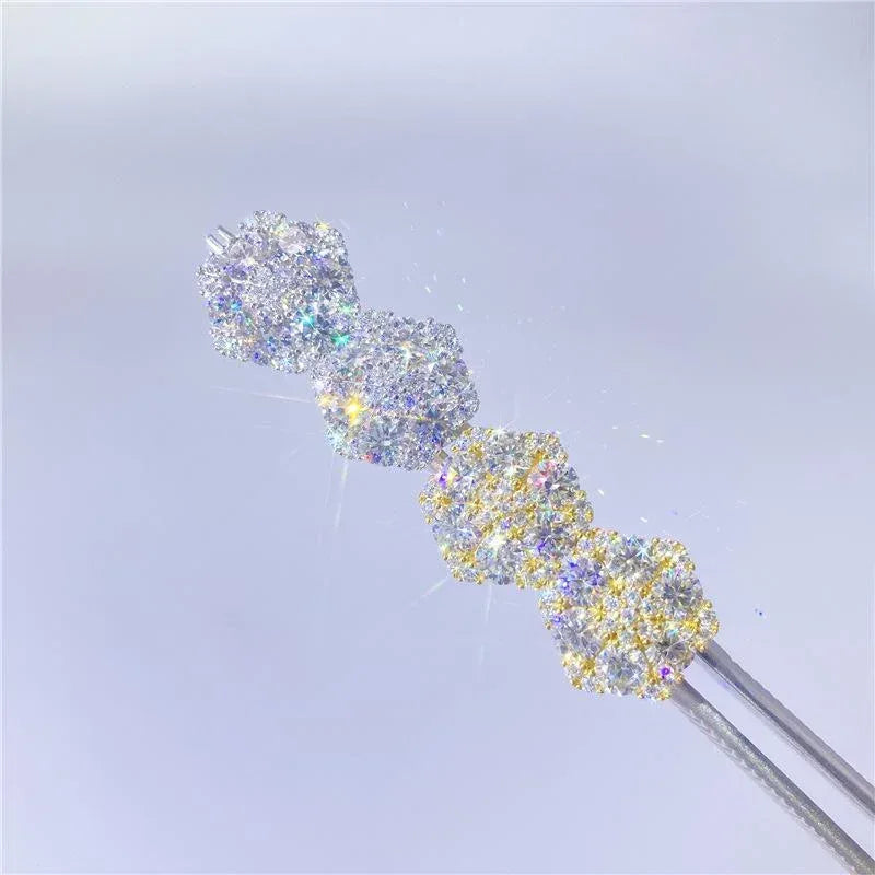 S925 Silver Moissanite Inspired Floral Stud Earrings - CaratixJewelry