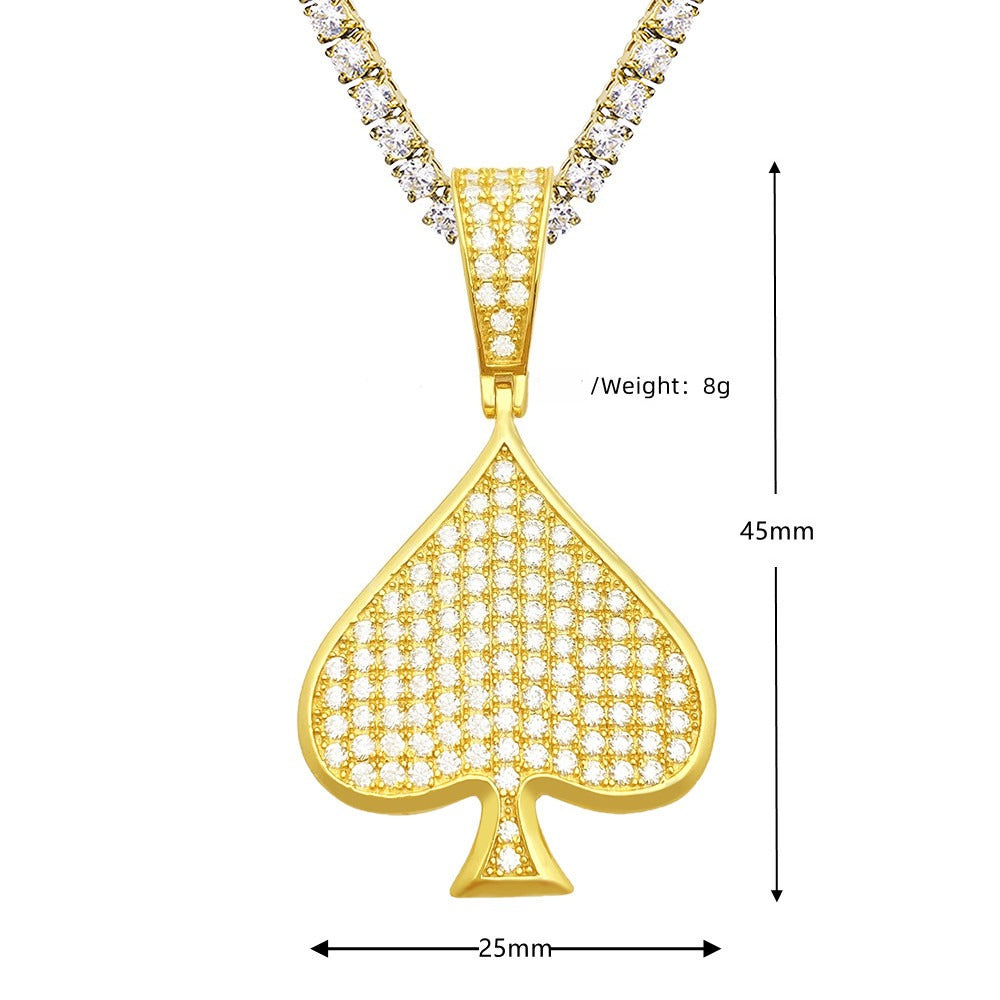 S925 Sterling Silver Moissanite Heart Pendant | Iced Out Heart Charm for Tennis Chain | Caratix