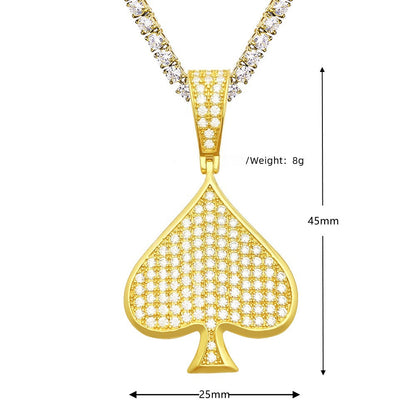 S925 Sterling Silver Moissanite Heart Pendant | Iced Out Heart Charm for Tennis Chain | Caratix