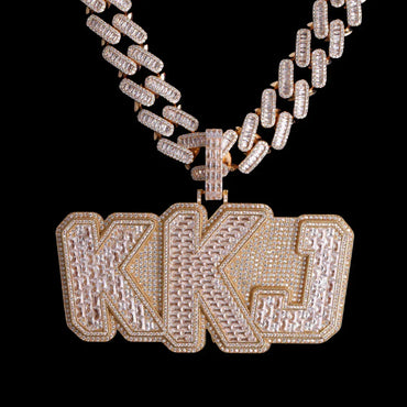 King Iced Out Personalized Name Custom Necklace Pendant - Luxury Custom Jewelry - CaratixJewelry
