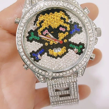Fully Iced Out 5 Time Zone Watch Men's Hip Hop | Caratix