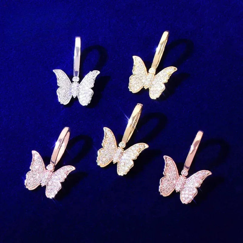 Cute Dainty "Papillon" Necklace | Premium Copper CZ Y2K Jewelry Caratix - CaratixJewelry