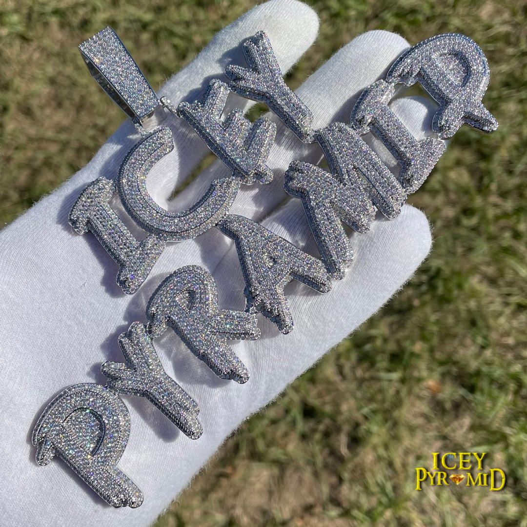 Trend Luxury Design Iced Out Personalized Custom Name Necklace Pendant - Premium Custom Jewelry