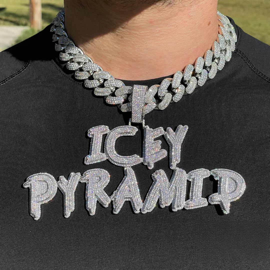 Trend Luxury Design Iced Out Personalized Custom Name Necklace Pendant - Premium Custom Jewelry