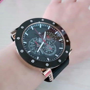 Luxury Sport Quartz Watch Waterproof Silicone Band | Caratix