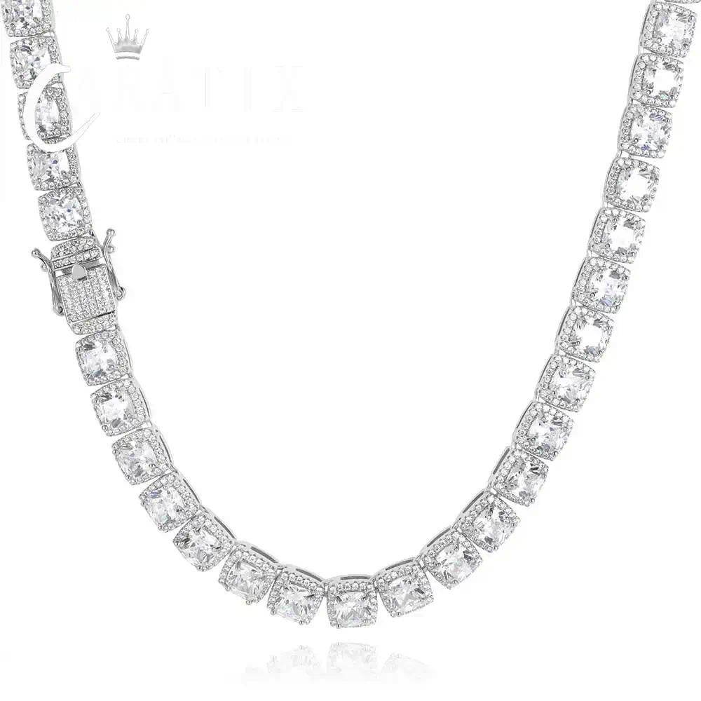 CARÁTIX - New 10mm Cluster Tennis Chain Bracelets Bling Girls Crystal Sugar Zirconia Jewelry Bracelet for Women Valentine's Day Gift for Men & Girls & Boys Mothers' Day Gift #Springtok