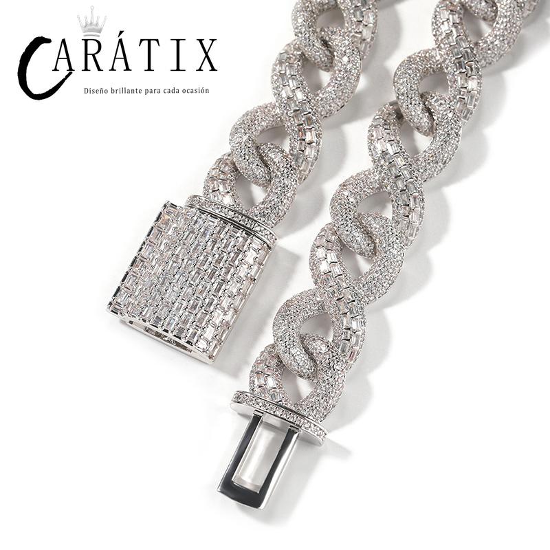 CARÁTIX Infinity Cuban Chain | 5A+ CZ Iced Out Hip Hop Necklace for Men