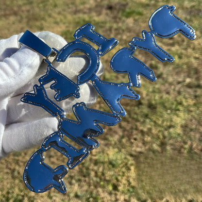 Trend Luxury Design Iced Out Personalized Custom Name Necklace Pendant - Premium Custom Jewelry