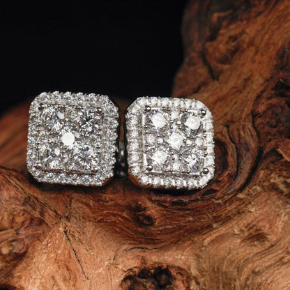 3mm VVS S925 Silver Moissanite Look Stud Earrings - CaratixJewelry