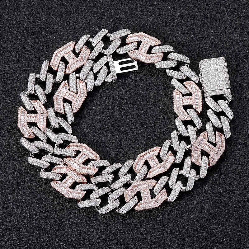 CARÁTIX 15mm Pig Nose Cuban Link Chain Necklace – AAA+ CZ Iced Out Hip Hop Bling Jewelry for Men | Rapper Gift - CaratixJewelry