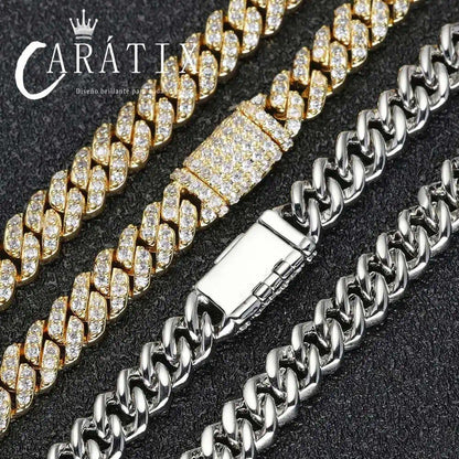 CARÁTIX 6mm Cuban Link Bracelet – Micro-Encrusted Zircon Iced Out Hip Hop Jewelry for Men & Women | Single Row Bling Gift