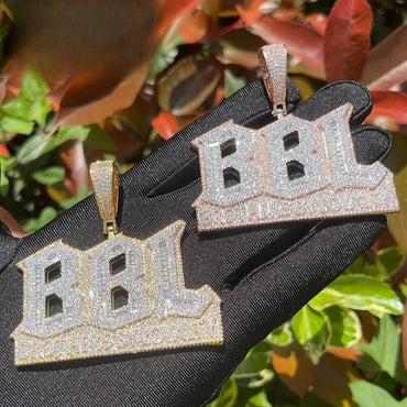 Men's "Big Boss Life" Necklace | Premium Copper CZ Acronym Jewelry - CaratixJewelry
