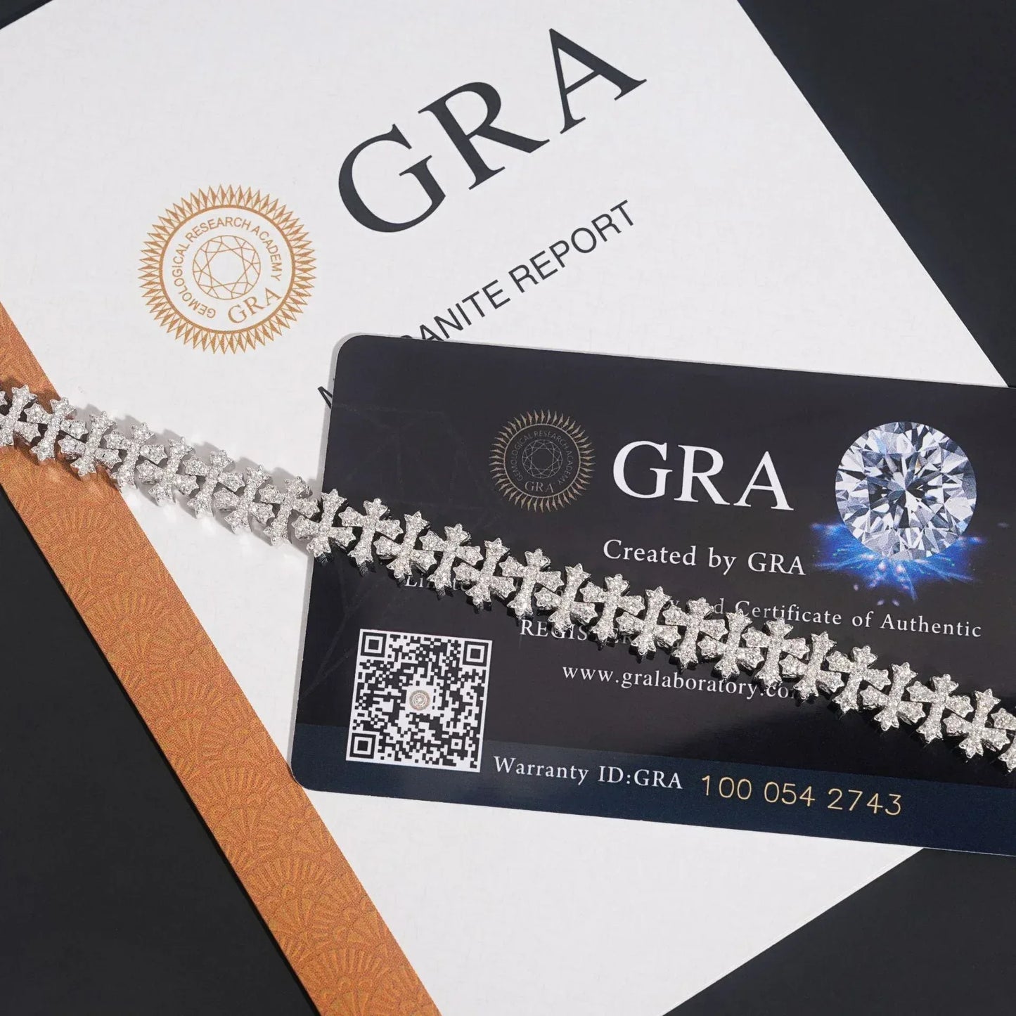 8.5mm Moissanite Cross Cuban Link Bracelet – S925 Sterling Silver Unisex Iced-Out Hip Hop Jewelry - CaratixJewelry